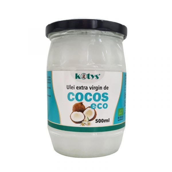Ulei extravirgin de cocos, Eco, 500ml Kotys