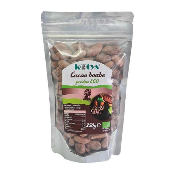Cacao boabe Eco 250 gr Kotys