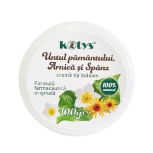 Untul pamantului, Arnica si Spanz - crema tip balsam 100 gr Kotys